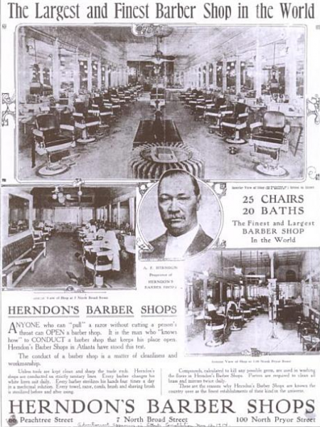  Ad for Alonzon Herndon’s Crystal Palace